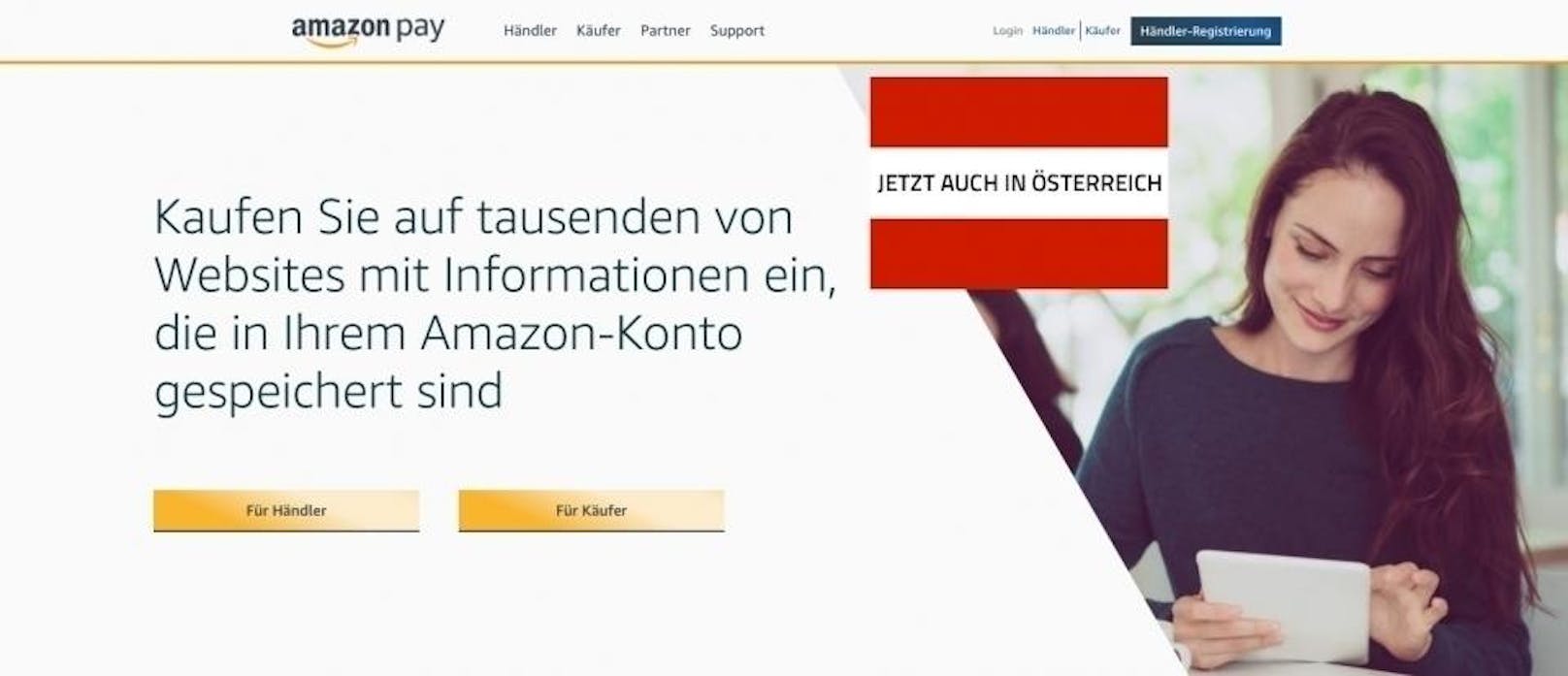 Seit April können Kunden mit Amazon Pay in Österreich mit den Informationen, die bereits in ihrem Amazon-Konto hinterlegt sind, in Shops von Drittanbietern bequem Waren und Dienstleistungen bezahlen, ohne dafür ein neues Konto anzulegen. Dies ist ab sofort auch bei Einkäufen möglich, die per Sprache getätigt werden. Denn Anbieter von physischen Gütern oder Dienstleistungen wie Veranstaltungstickets, Fahrkarten oder Blumen können Amazon Pay nun in ihren Alexa Skill integrieren. In Österreich befindet sich Amazon Pay für Alexa Skills aktuell in einer Developer Preview und wird später in diesem Jahr öffentlich verfügbar sein. <a href="https://pay.amazon.com/at/developerpreview">Händler können sich unter hier für die Preview registrieren.</a>