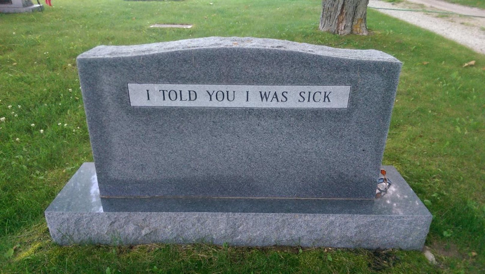 "Ich habe euch doch gesagt, dass ich krank bin."