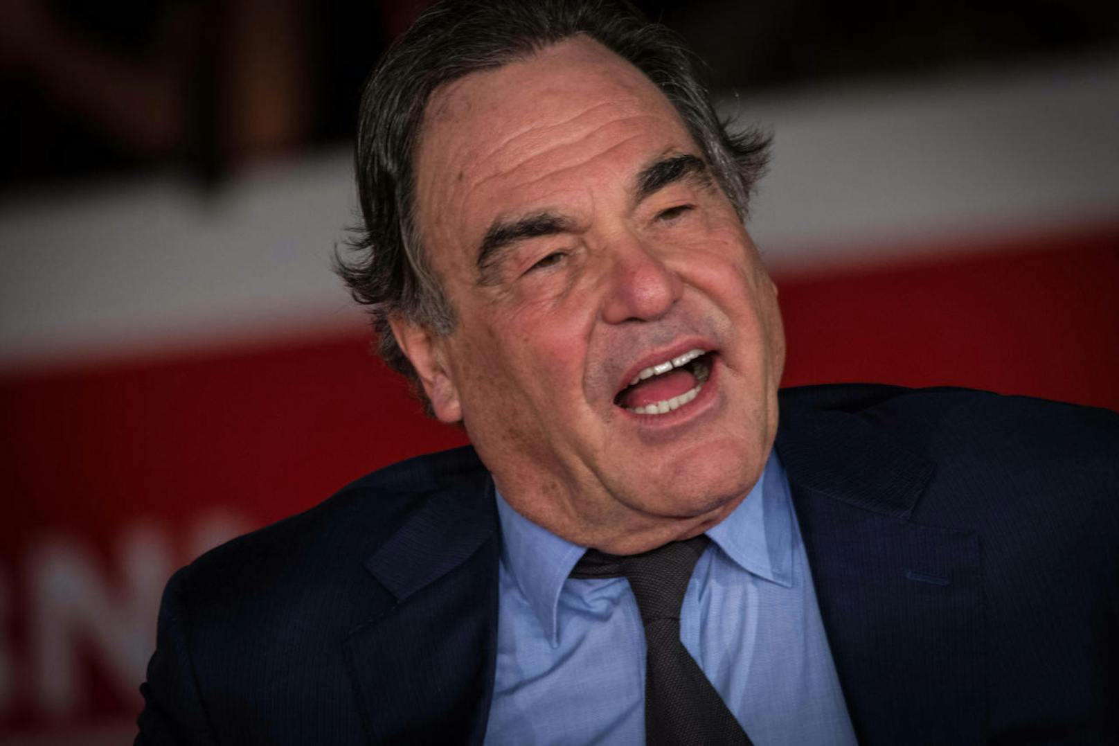 Oliver Stone am 14. Oktober 2016 mit "Snowden" beim Film Festival von Rom. 