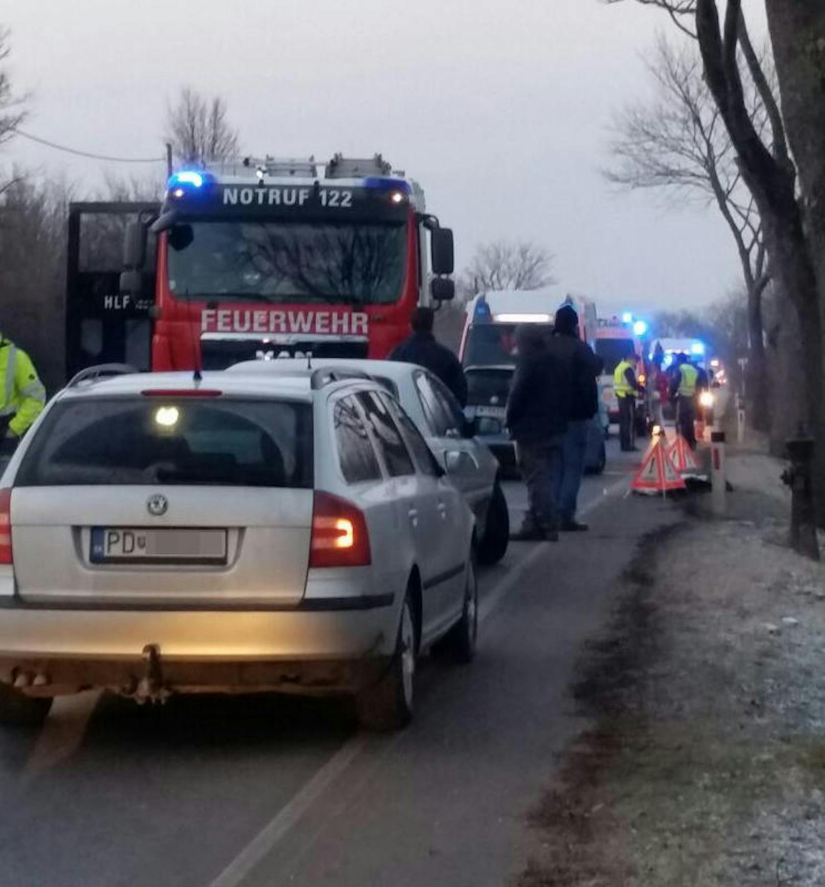 Tödlicher Unfall in Wien-Floridsdorf
