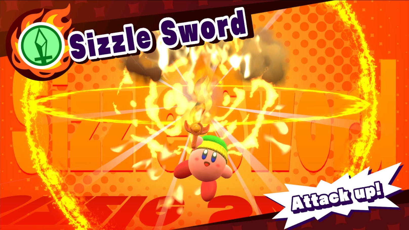 So reicht der Kontakt mit einem Feuer-Kontrahenten aus und Kirby kann folglich selbst Feuer spucken. Auch die Flugfunktion Kirbys durch zweimaligen Druck der Sprungtaste hat man schon erlebt. Die Herzwürfe allerdings noch nicht.