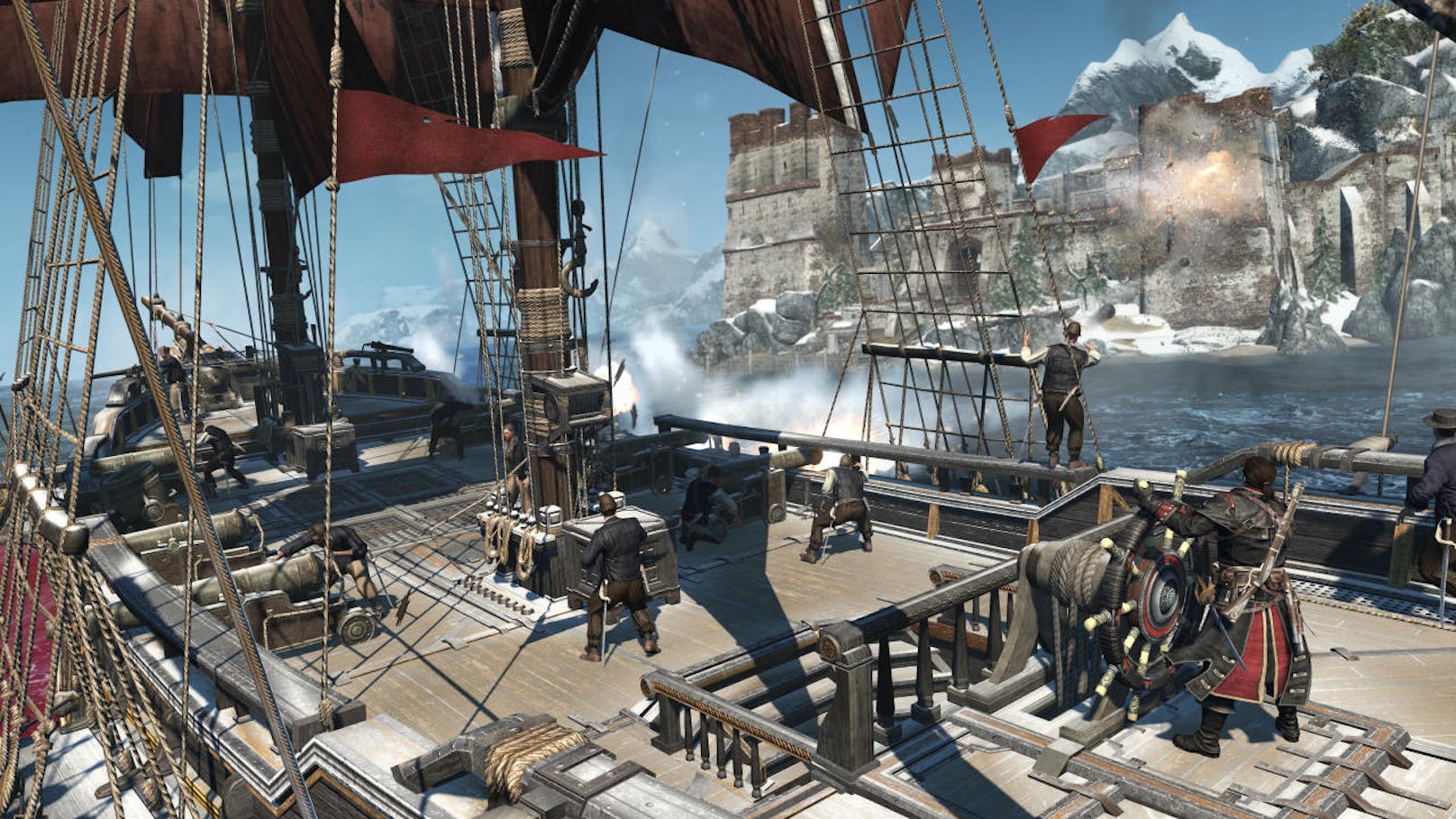 Nun bekommt das Spiel aber mit Assassin's Creed Rogue Remastered für PS4 und Xbox One eine zweite Chance - und nutzt diese, auch wenn es nicht allzu lange her ist, dass die Aufmerksamkeit der neueste Teil Origins für sich gepachtet hatte.