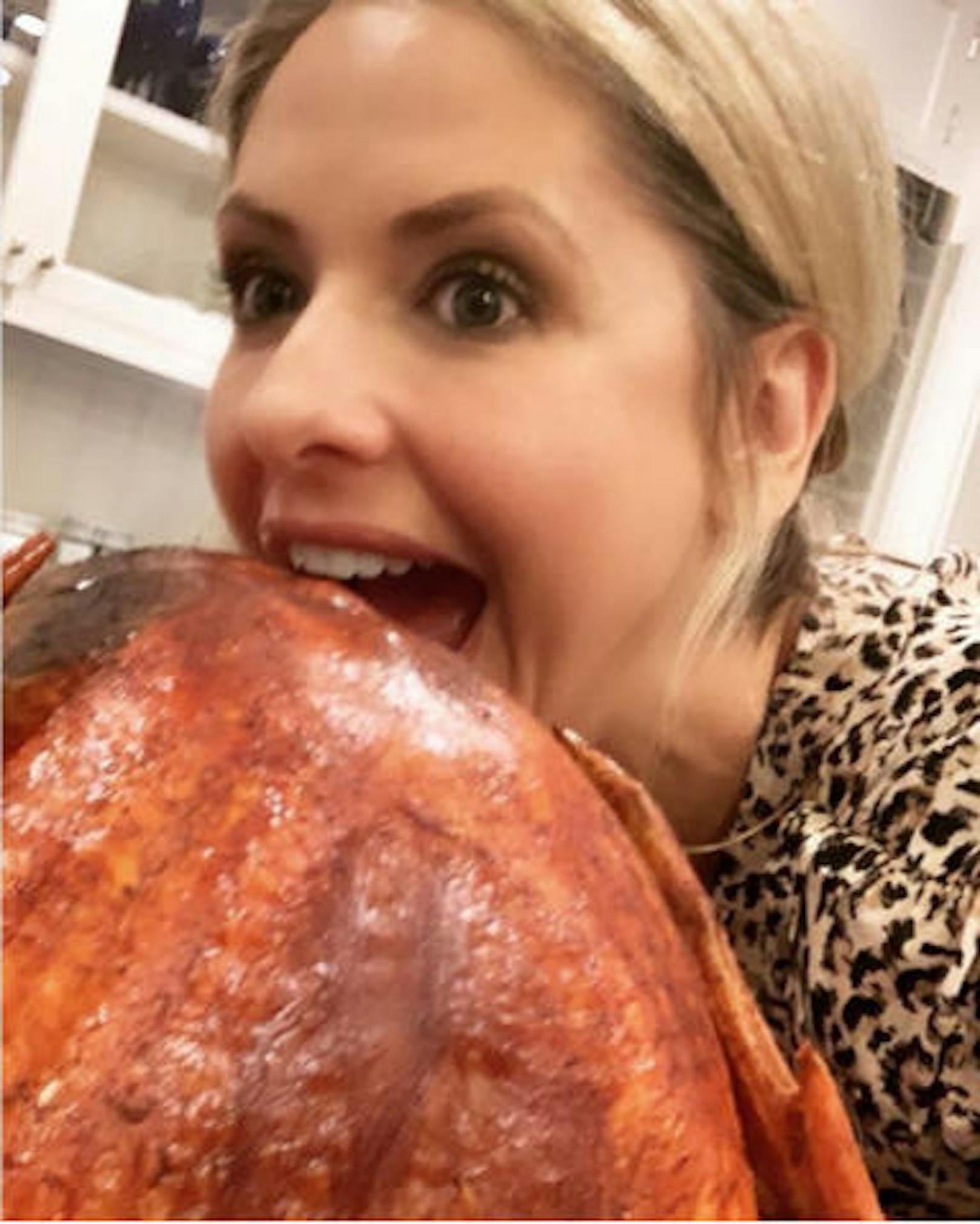 Sarah Michelle Gellar aß zu Thanksgiving jede Menge Truthahn.