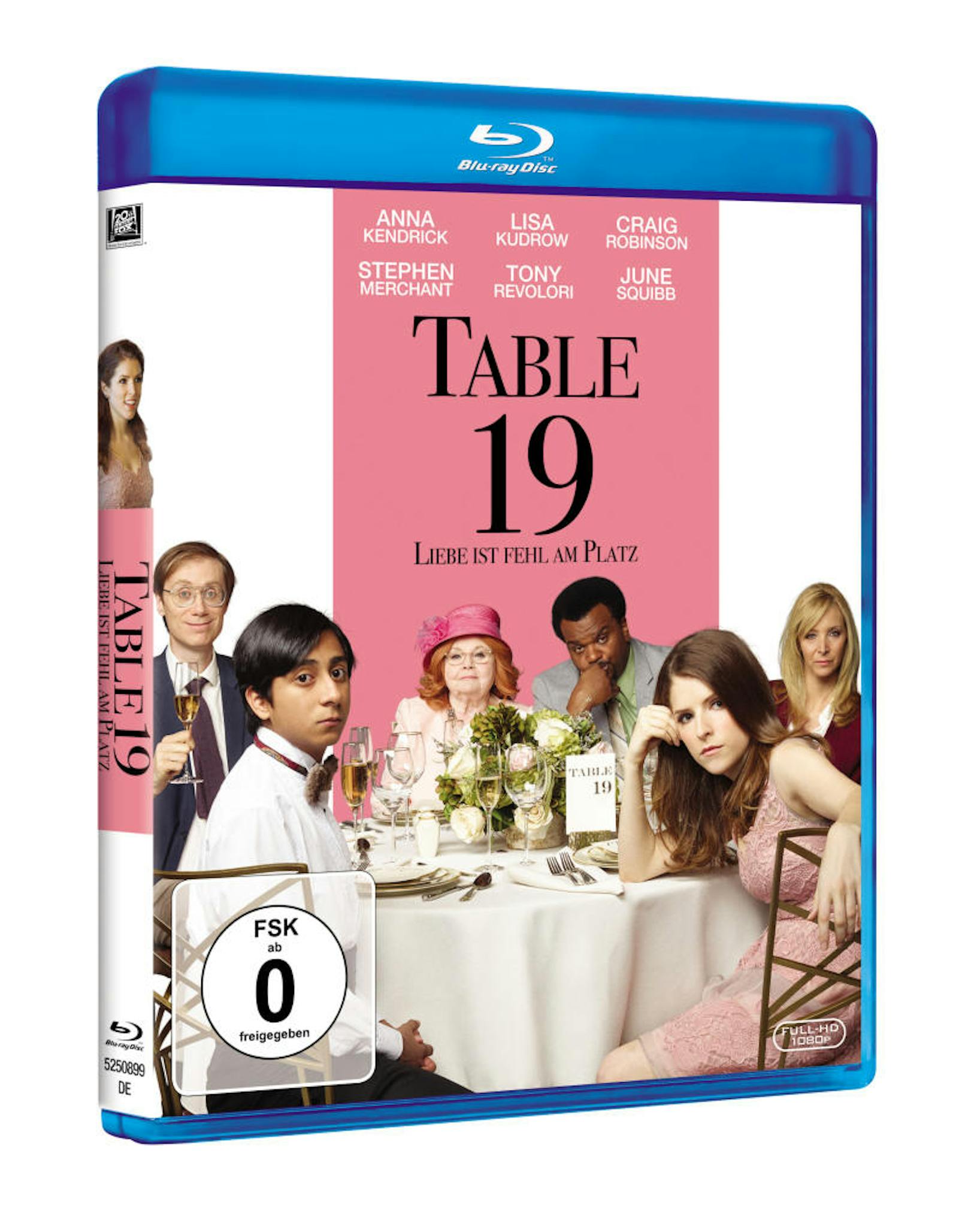 "Table 19 - Liebe ist fehl am Platz"-Blu-ray