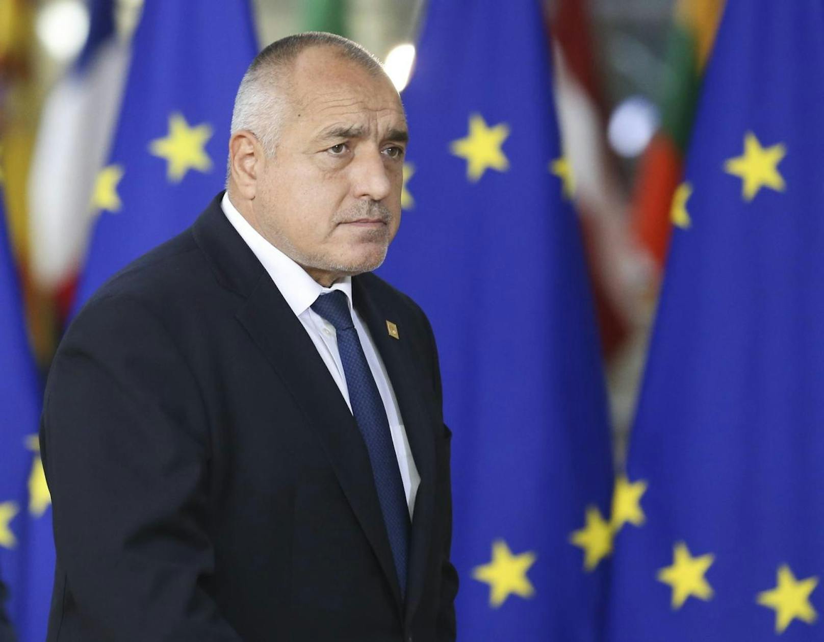 Auch <b>Bulgarien</b> kündigte Mitte November an, den Pakt nicht unterstützen zu wollen. Hier: Premierminister Boyko Borisov