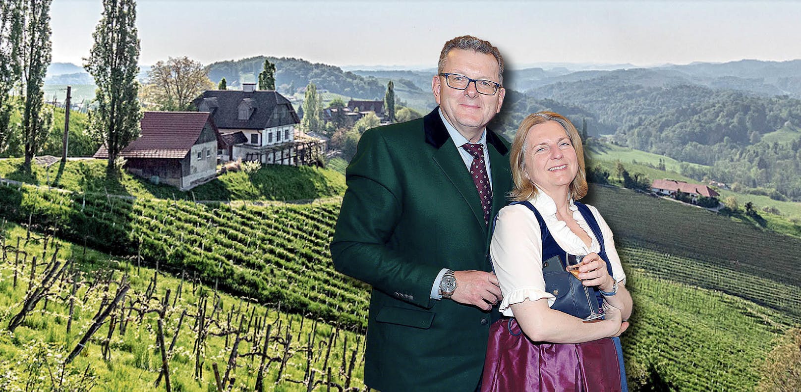Außenministerin Karin Kneissl feiert am 18.8. Hochzeit mit Wolfgang Meilinger im Gasthaus Tscheppe