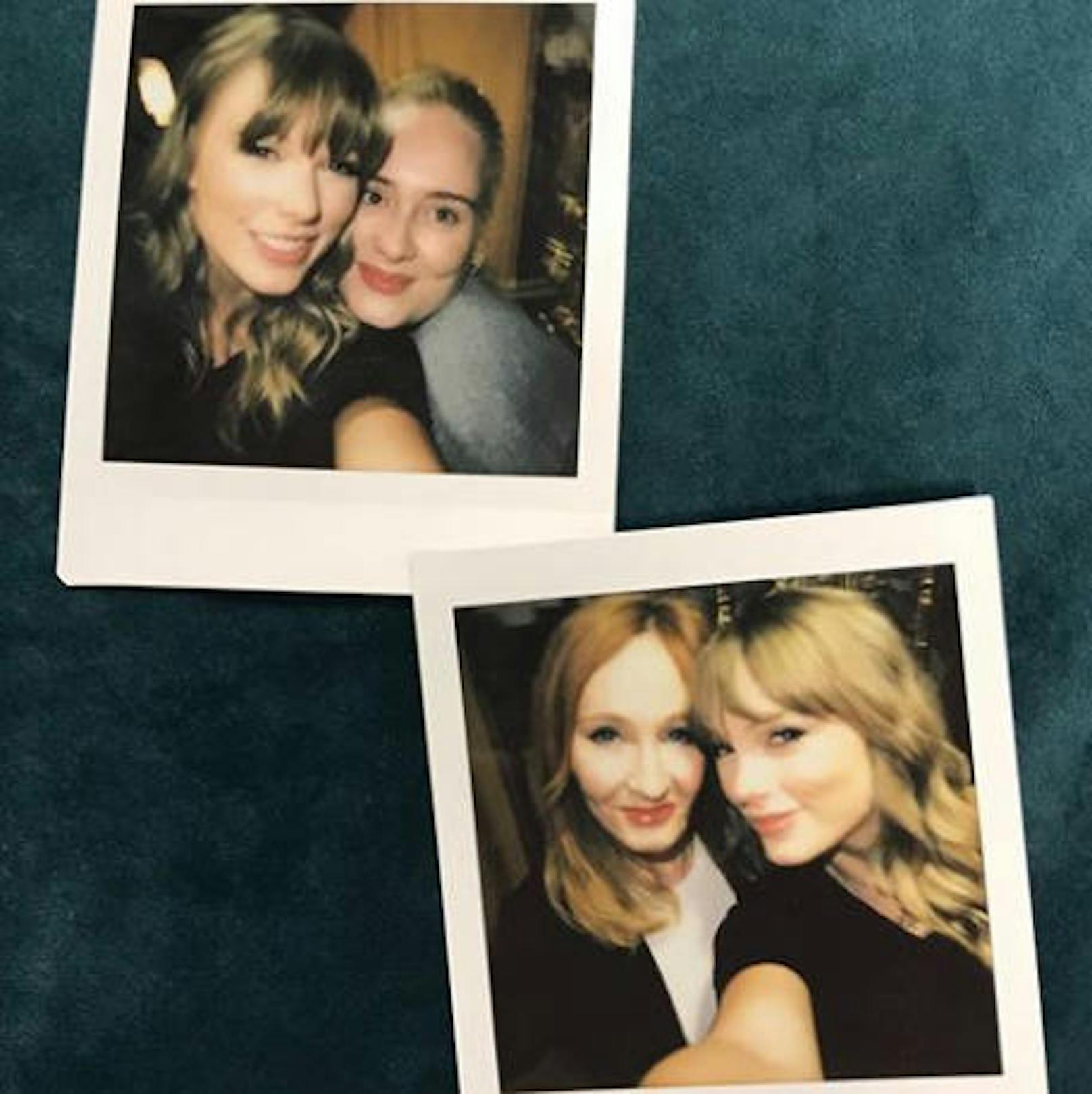 27.06.2018: Bei Taylor Swift im Londoner Wembley-Station tummelten sich die Stars, unter anderem  Adele und J.K.Rowling, die mit der Sängerin ein Selfie machten.