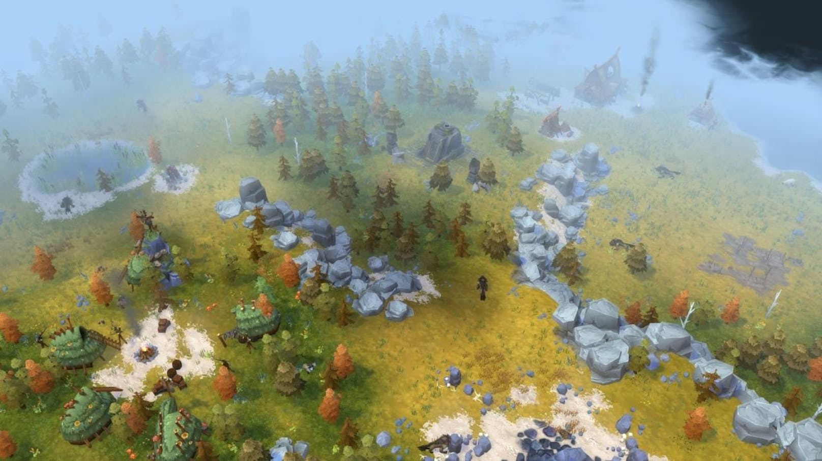 In dem Aufbaustrategie-Spiel Northgard besiedeln Spieler einen nordischen Kontinent mit Wikingern. Neben gegnerischen Wikingern und Monstern ist auch der erbarmungslose Winter ein Gegenspieler.
