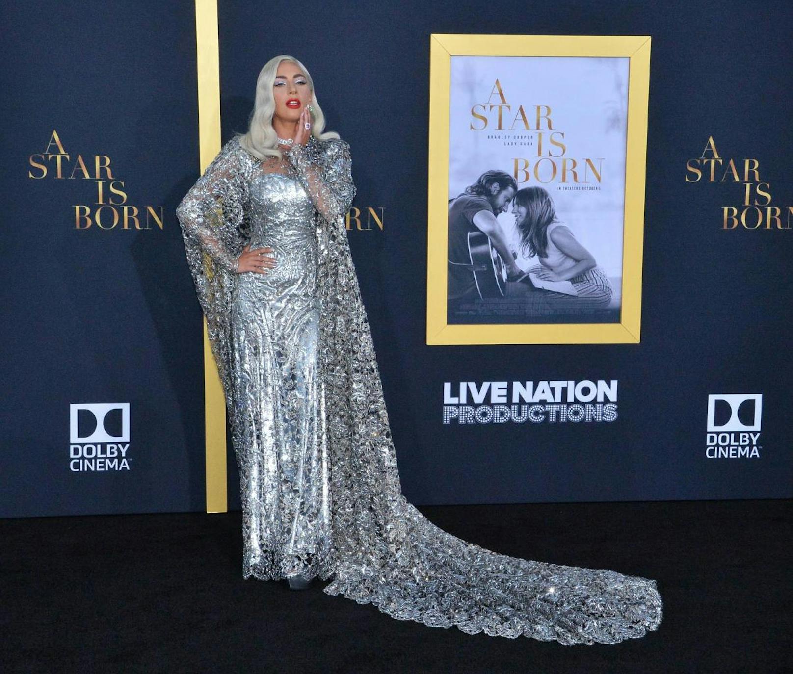 Lady Gaga bei der Premiere von "A Star is Born"