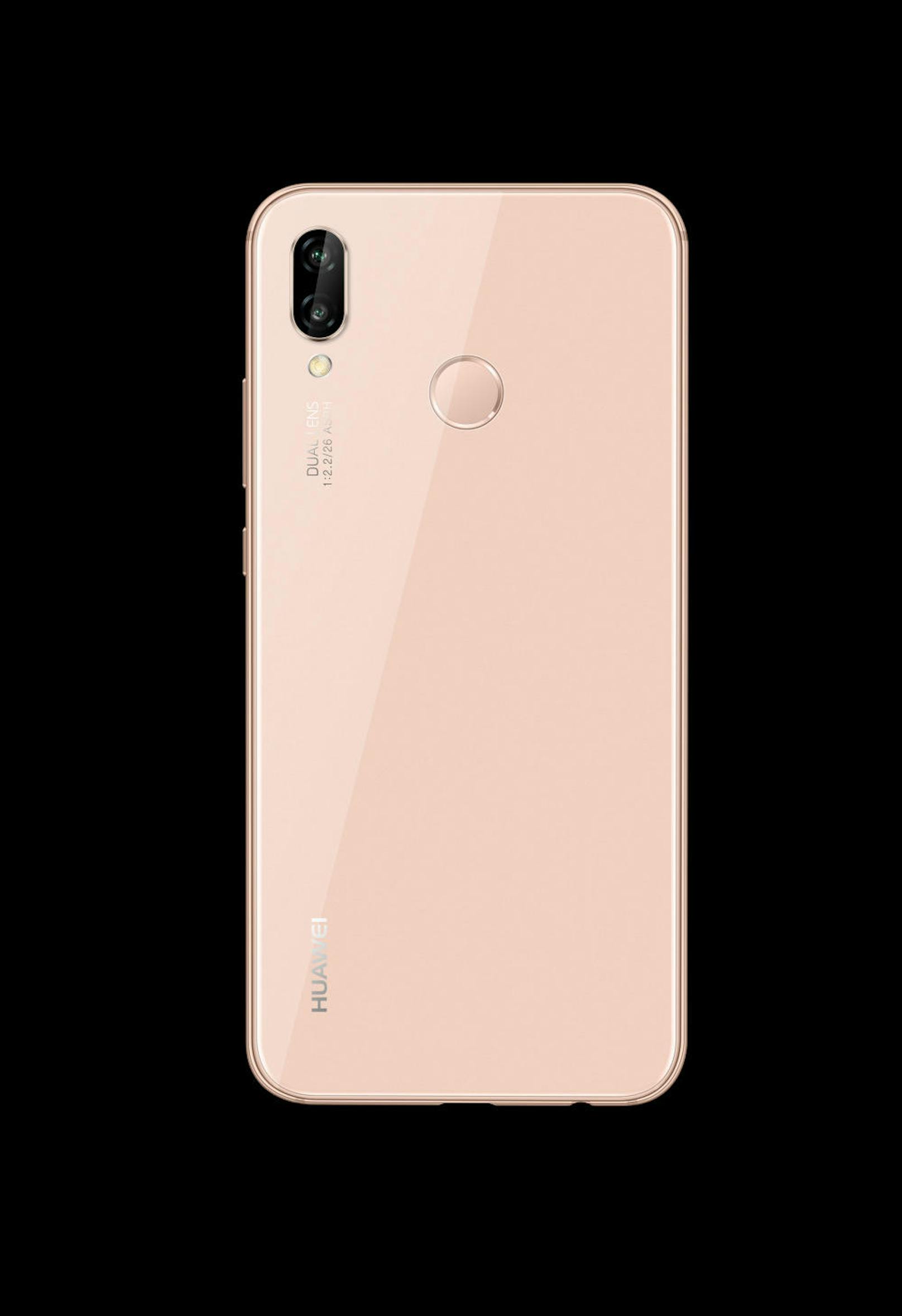 Das Huawei P20 lite in Sakura Pink.