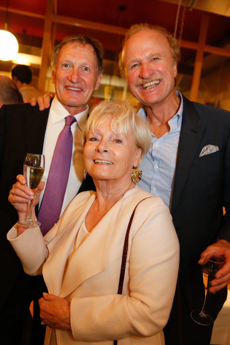 Franz Klammer, Kurt Schreibmayer und Gattin Helga Papouschek