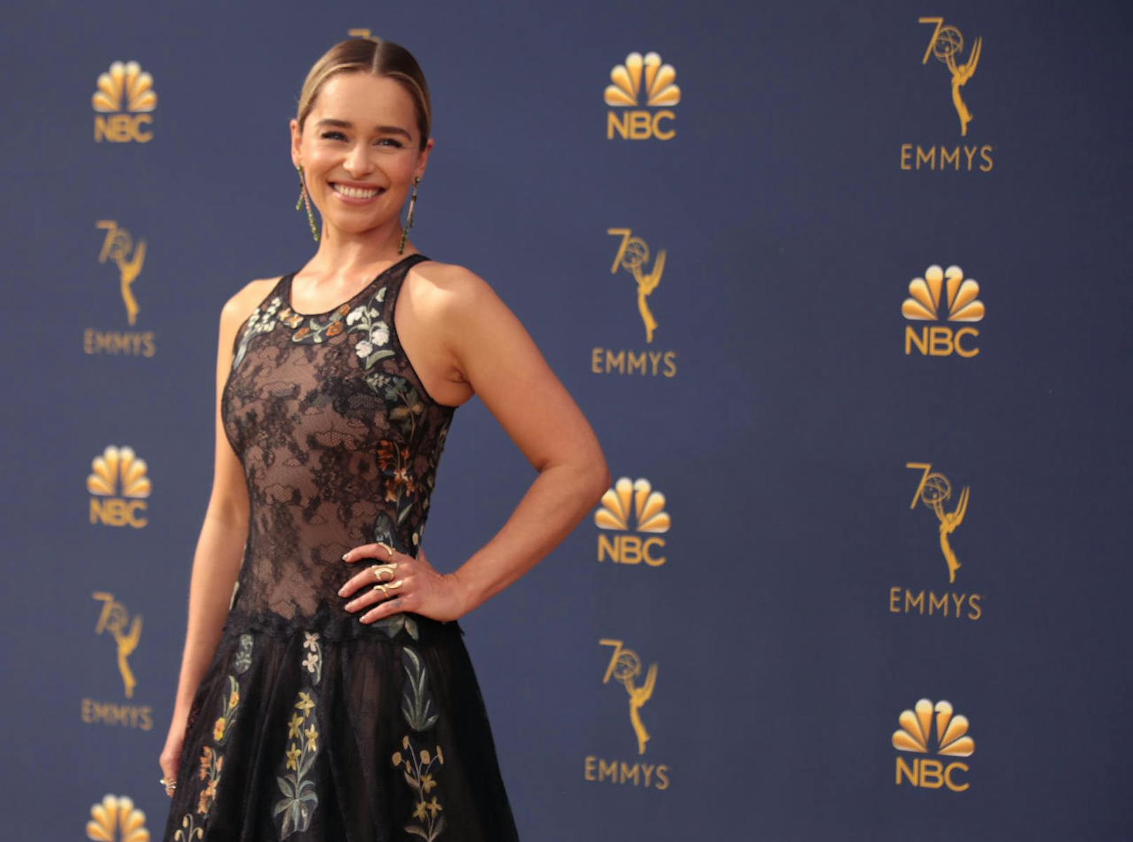 Emilia Clarke bei den Emmys 2018