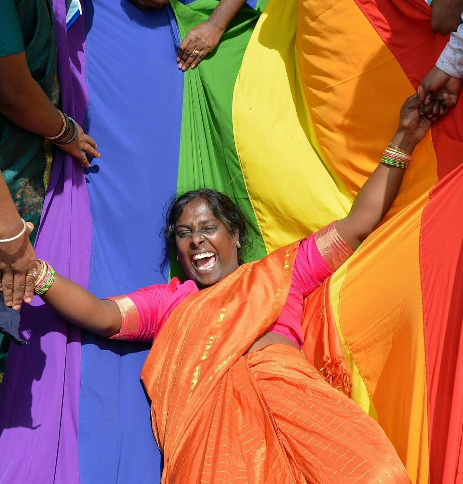 So feiert Indien die Legalisierung von Homosexualität. Am 6. September 2018 hat ein Gericht das 146 Jahre alte Verbotsgesetz gekippt.