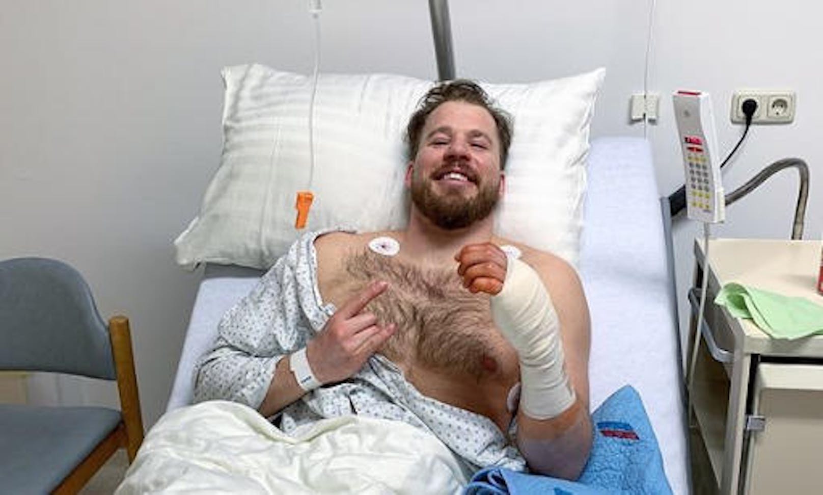 Auch Kjetil Jansrud war in Kitzbühel nicht am Start - er brach sich im Training die Hand, musste operiert werden.