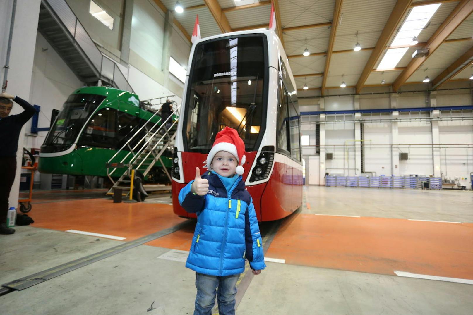 Mateos Fazit: Der Besuch des Bombardier-Werkes war top!