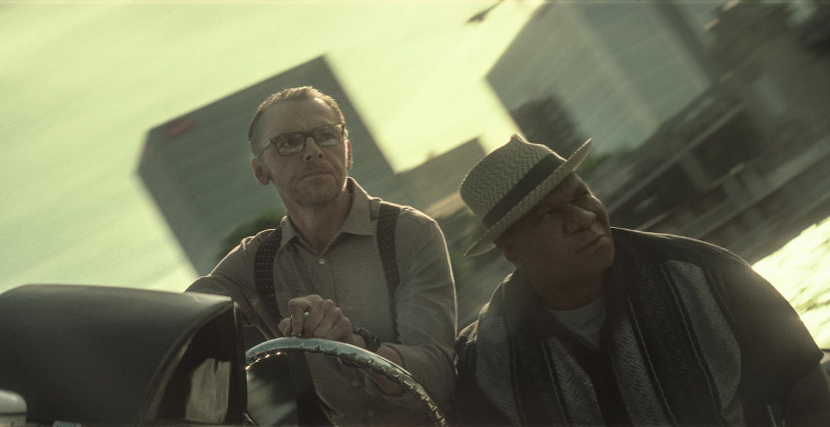 Simon Pegg (li.) as Benji Dunn und Ving Rhames als Luther Stickell in "Mission: Impossible - Fallout"