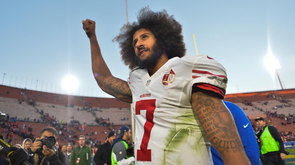 Colin Kaepernick in seinem früheren Leben als NFL-Footballer