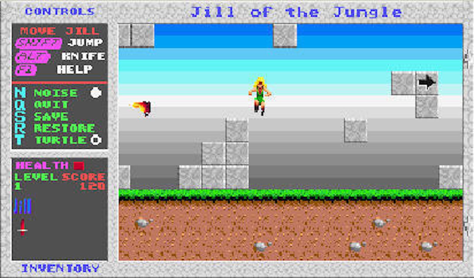 <b>1992:</b> Mit "Jill of the Jungle" brachte Epic MegaGames sein erstes Jump'n'Run-Game heraus. Es stand in direkter Konkurrenz zu Titeln wie "Duke Nukem". Im Gegensatz zu dem Titel von Apogee Software, das nur 16 Farben darstellte, bot "Jill of the Jungle" 256 Farben.
