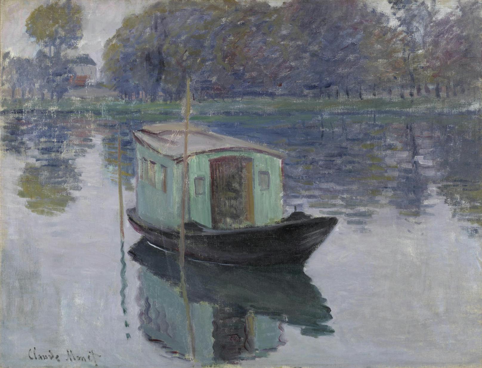 "Das Atelierboot", 1874