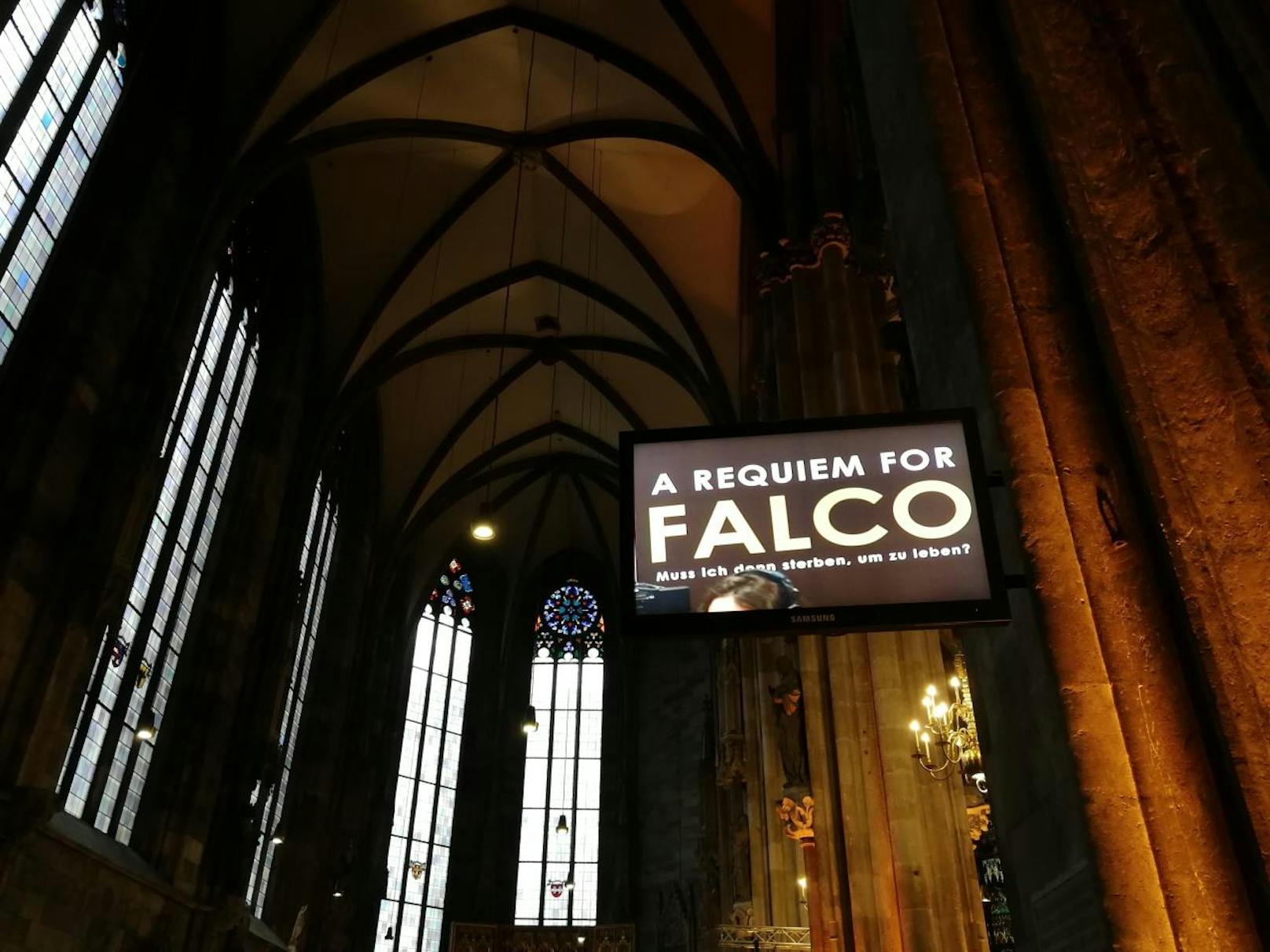 Falco-Requiem im Wiener Stephansdom zum 20. Todestag. heute.at/Florian Bauer