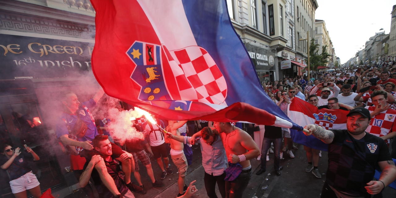 Erst wurde gefeiert, dann getrauert: Tausende Kroatien-Fans fieberten in Wien-Ottakring mit!
