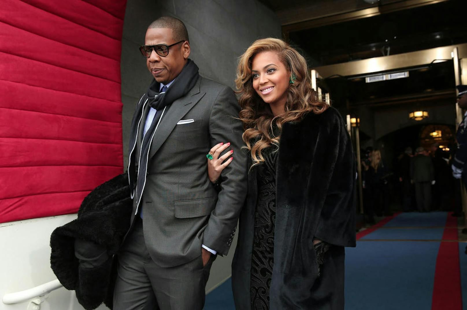 Jay-Z und Beyonce in Washington, 2013.