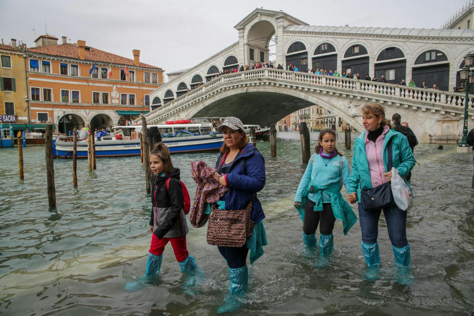 Hochwasser in Venedig am 29. Oktober 2018