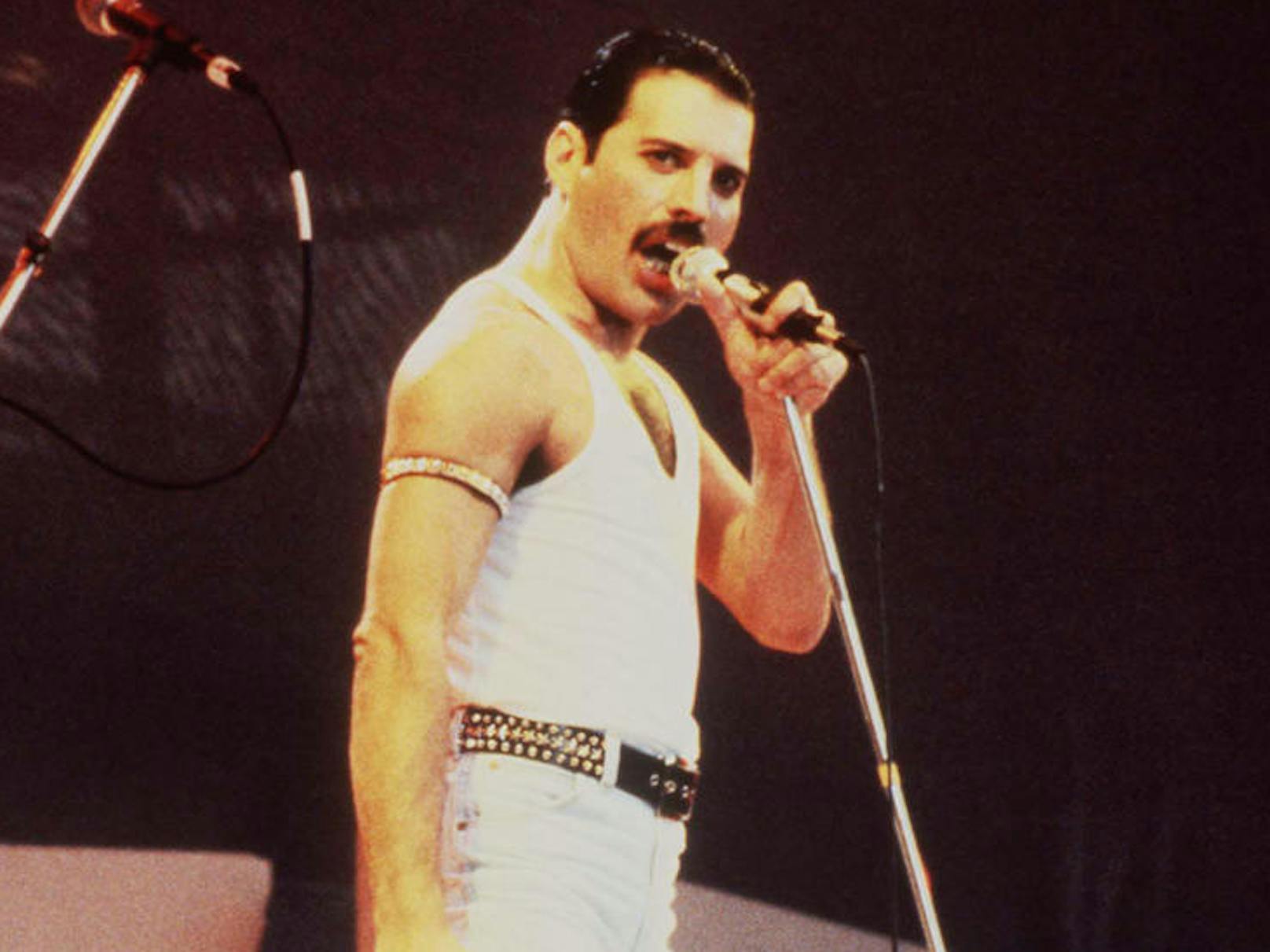 Legendär: Freddie Mercury beim "Live Aid"-Konzert 1995