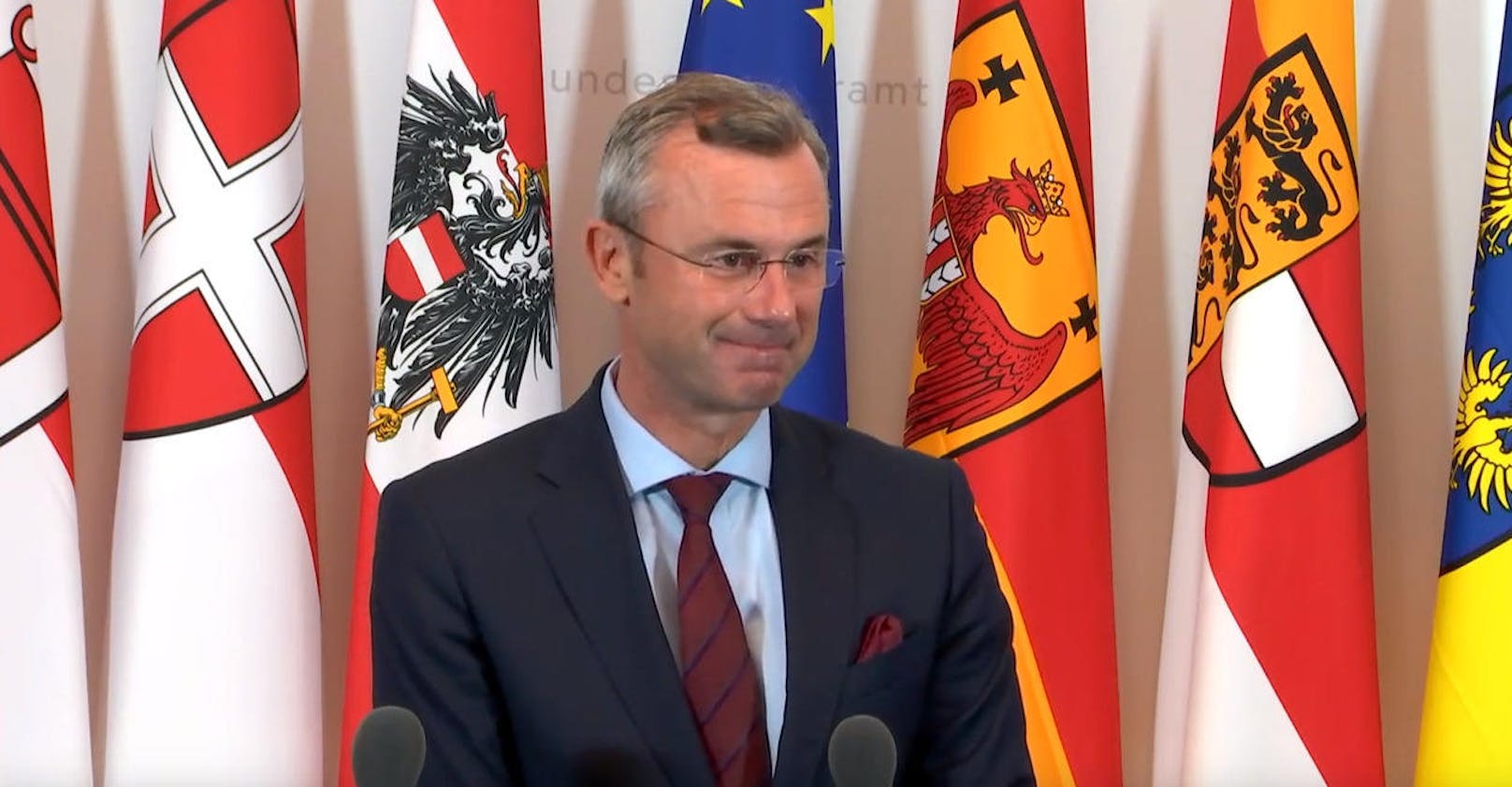 Norbert Hofer kündigte berets an, dass sich ÖVP und FPÖ noch diese Woche hinsichtlich der Reform zur Mindestsicherung "inhaltlich einigen will".