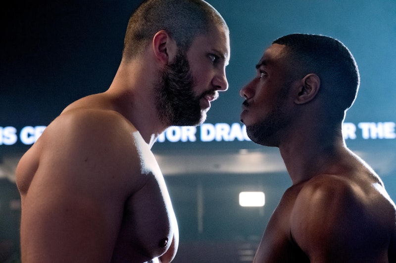 Viktor Drago (Florian Munteanu) macht Adonis Creed (Michael B. Jordan) den Weltmeister-Titel im Schwergewicht streitig.