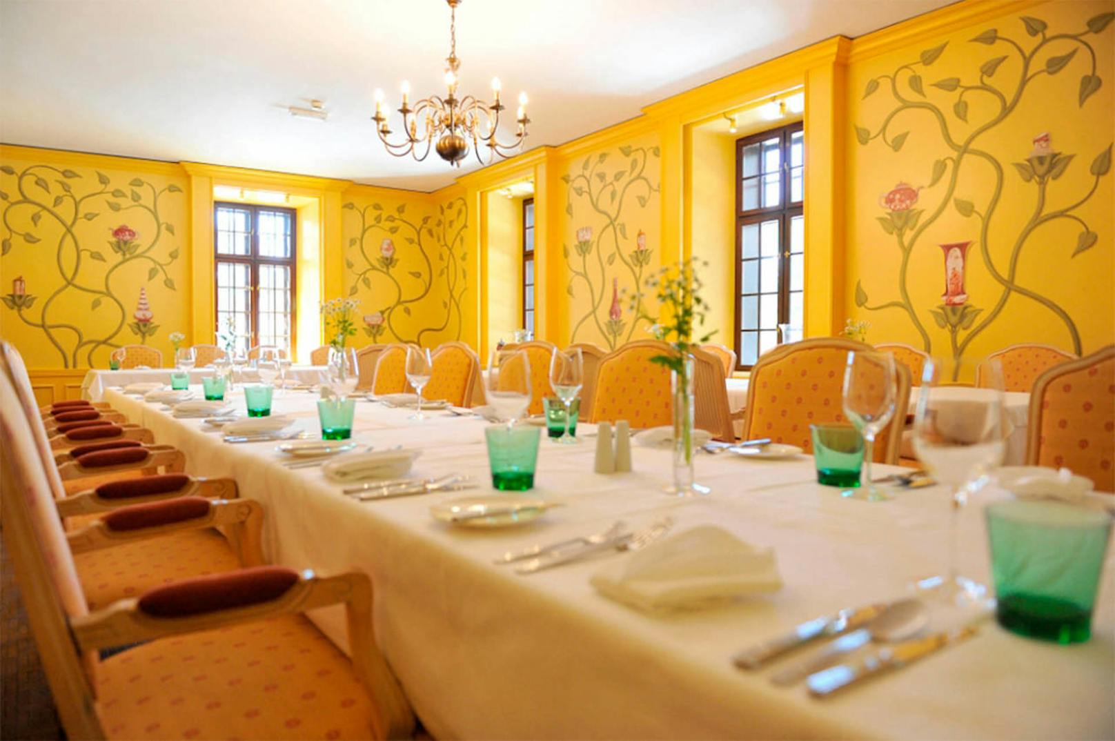 Das Gartenzimmer im Restaurant Schloss Grafenegg