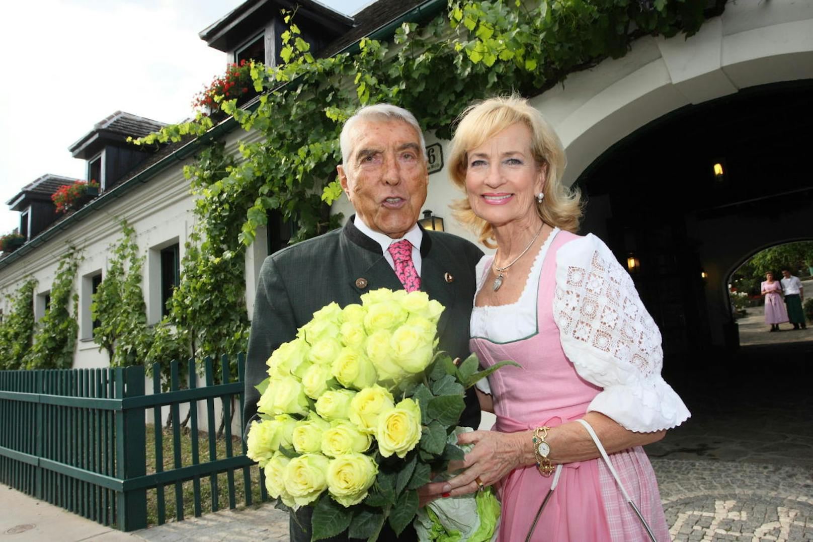 Dagmar Koller mit Ehemann Helmut Zilk