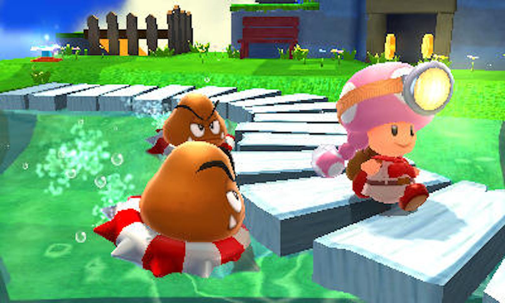 Neben der "großen" Version für Nintendo Switch erscheint Captain Toad auch für die Hosentasche - in Form einer Fassung für 3DS und 2DS.