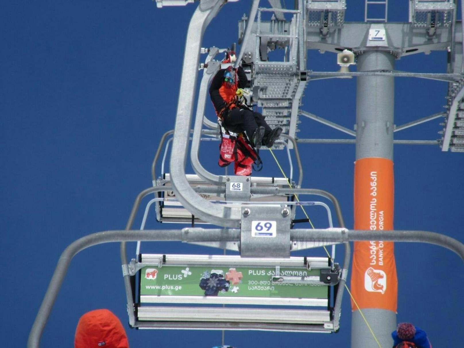 Eine Gruppe aus Oberösterreich erlebte das Skilift-Drama hautnah. (Foto: Gregor Hartl)