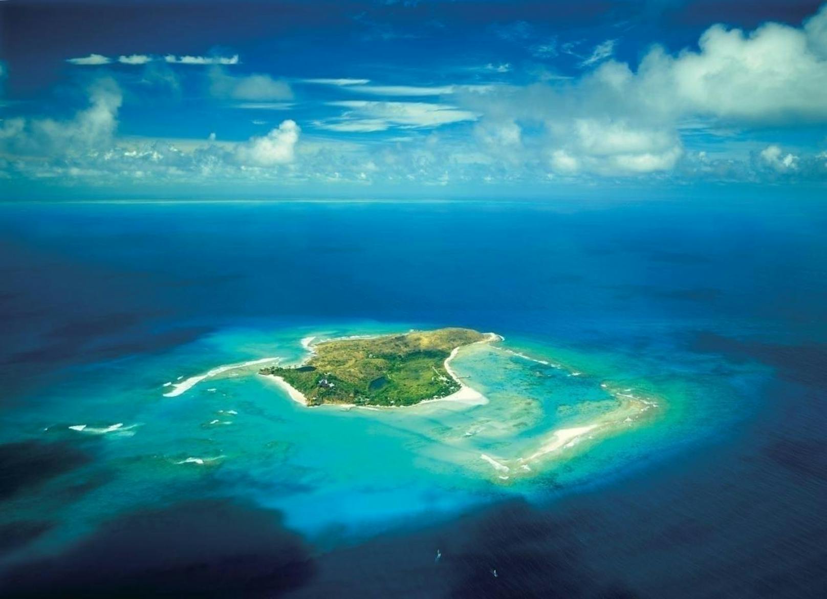 <b>Necker Island, Britische Jungferninseln:</b> Zimmerzahl: 15, max. Gästezahl: 34, Preis pro Nacht: 68.000 Euro.