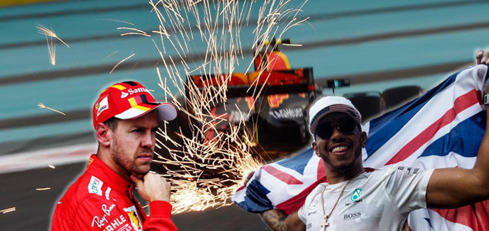 Skandal! Die Formel 1 war diese Saison spannend wie lange nicht mehr. Lewis Hamilton und Sebastian Vettel lieferten sich lange einen Fight auf Augenhöhe - der Brite setzte sich am Ende doch noch deutlich durch.
In der heißen Phase der Saison flogen aber gewaltig die Fetzen. Die beiden Streithähne lieferten sich harte Duelle auf der Strecke und trugen verbale Kämpfe über die Medien aus.
Das negative Highlight: In Baku eskalierte der Streit, Vettel fuhrt Hamilton absichtlich ins Auto.
