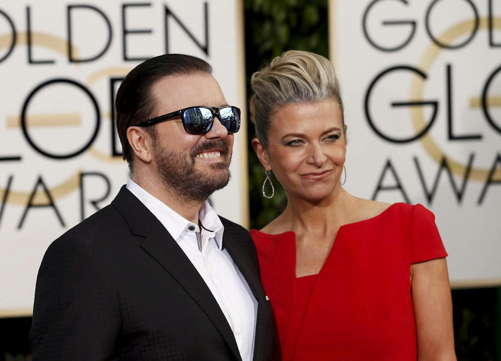 Ricky Gervais und seine Gattin Jane Fallon.