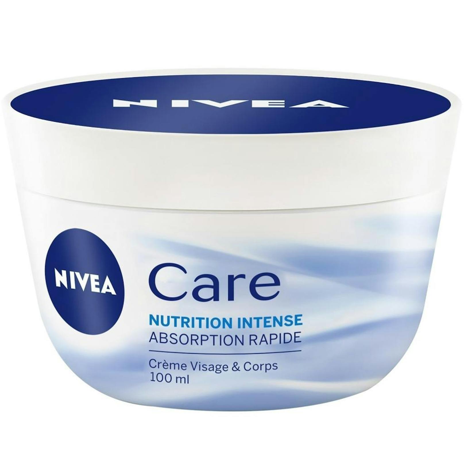 Die NIVEA Care Creme enthält speziell ausgewählte Hydro-Wachse, die eingebettet in eine Gel-Textur sofort von der Haut aufgenommen werden und die natürliche Hautbarriere stärken.