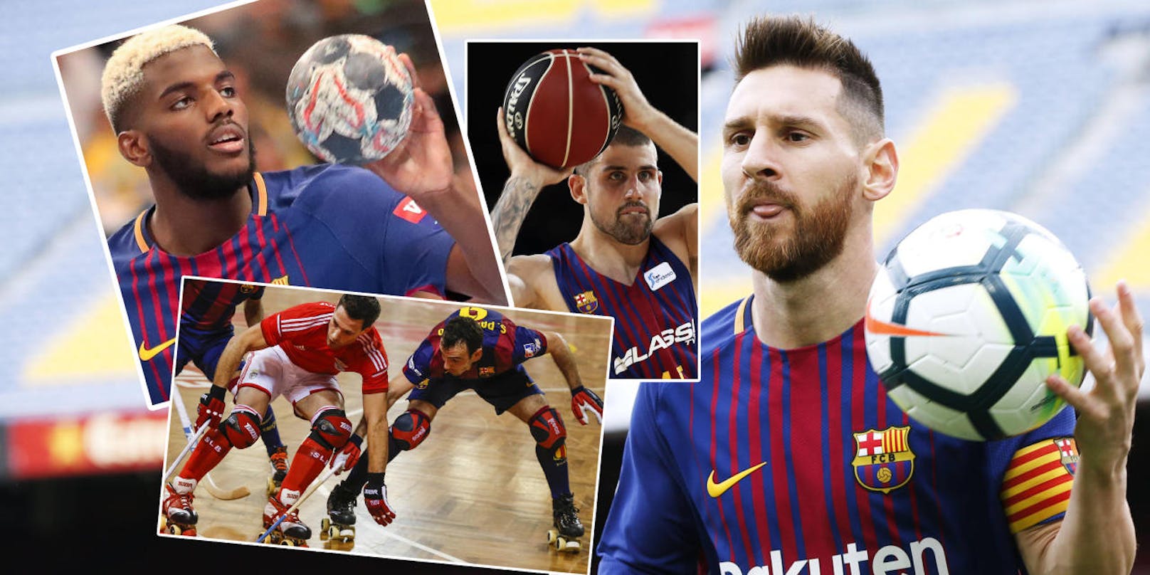 Beim FC Barcelona wird nicht nur Fußball gespielt. Auch im Basketball, Futsal, Handball und Co. stellen die Katalanen ein Team. Stark: In jeder Liga führt Barca die Tabelle an. Klicken Sie sich durch.