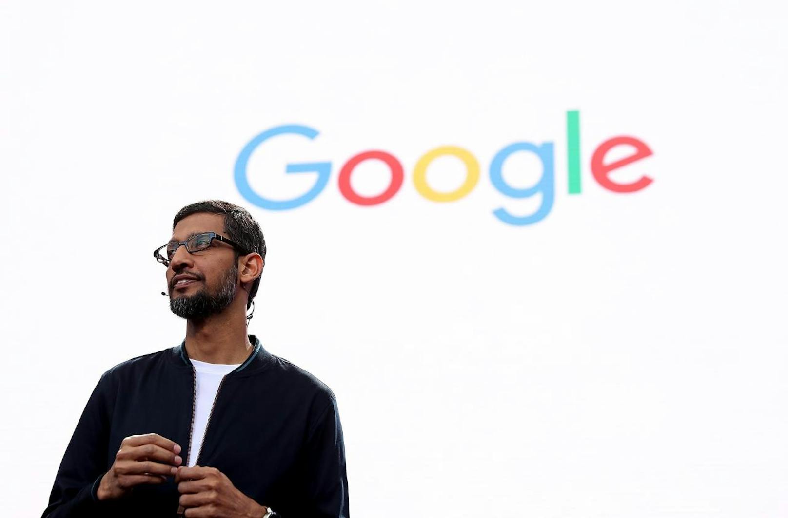 Google-CEO Sundar Pichai kündigt die&nbsp;Entwicklerkonferenz I/O an.