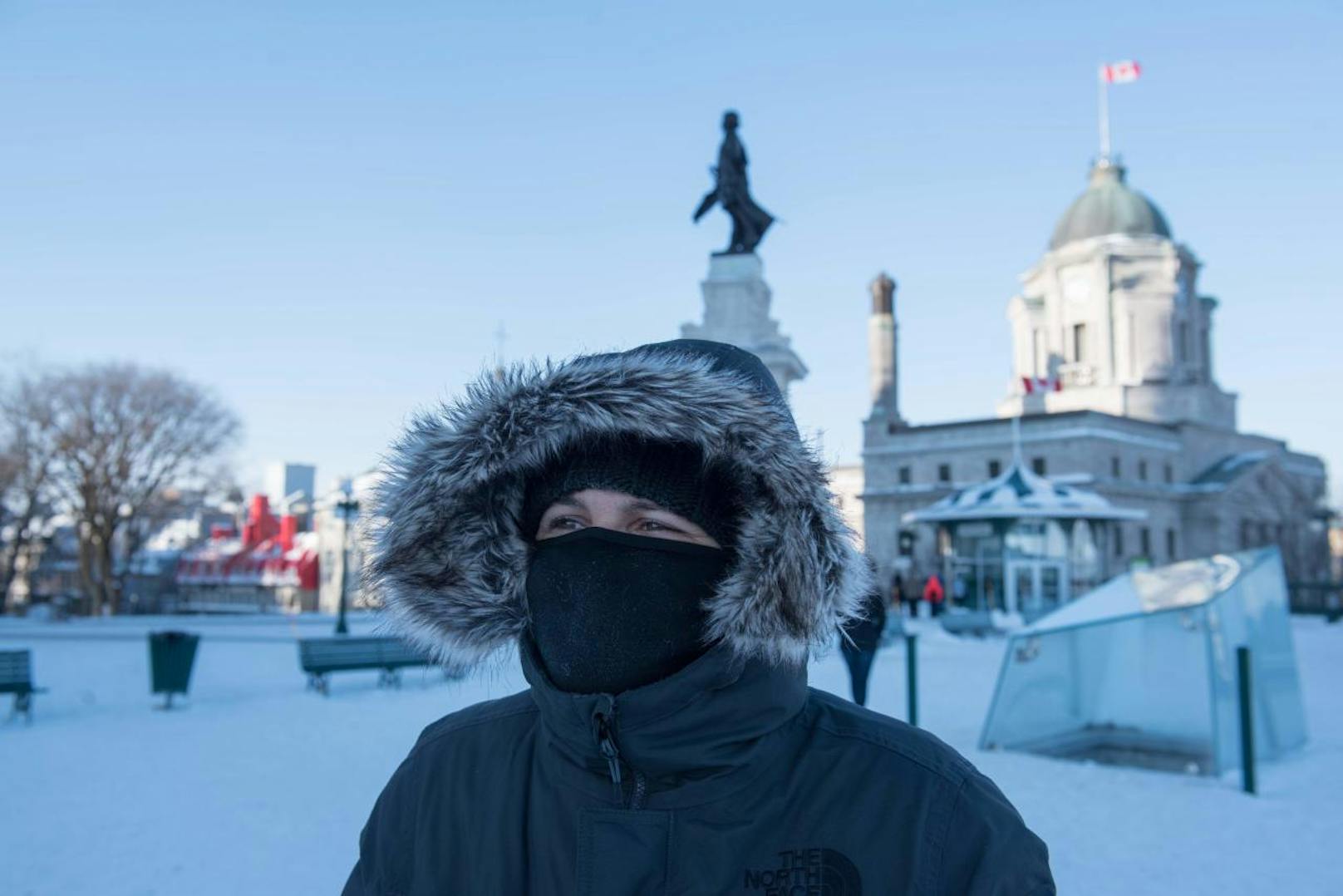 Die kanadischen Gesundheitsbehörden warnten vor den Gefahren: Ab minus 35 Grad drohten binnen zehn Minuten Erfrierungen an nicht bedeckter Haut.