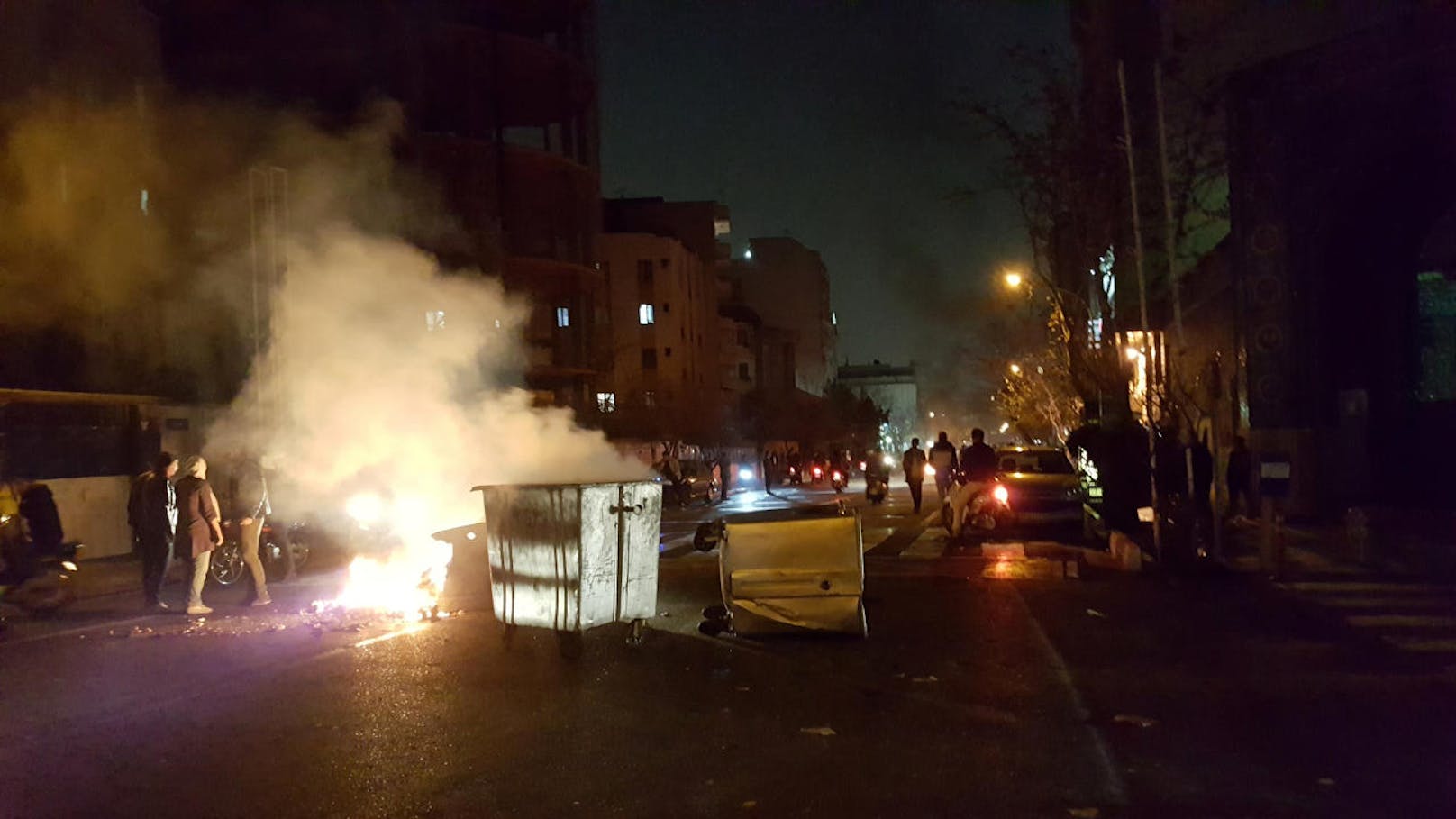 Proteste in der iranischen Hauptstadt Teheran