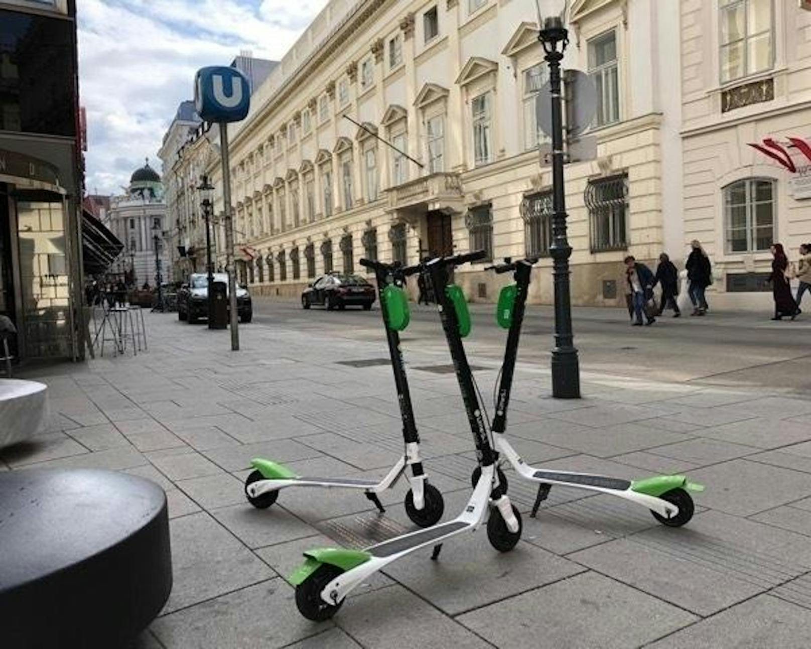 E-Scooter in der City