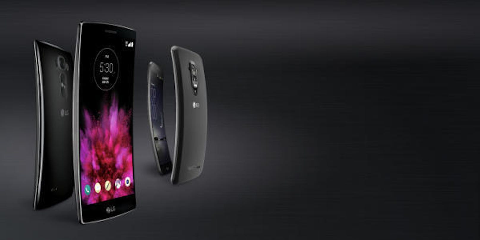 Ganz neu wäre ein nach innen gebogenes Display allerdings nicht. Hersteller LG hatte mit dem Modell G Flex 2 bereits im Jahr 2015 ein gekrümmtes Smartphone präsentiert.