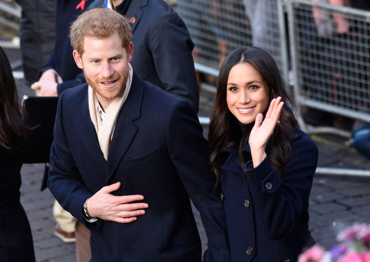 Prinz Harry und Meghan Markle in Nottingham.