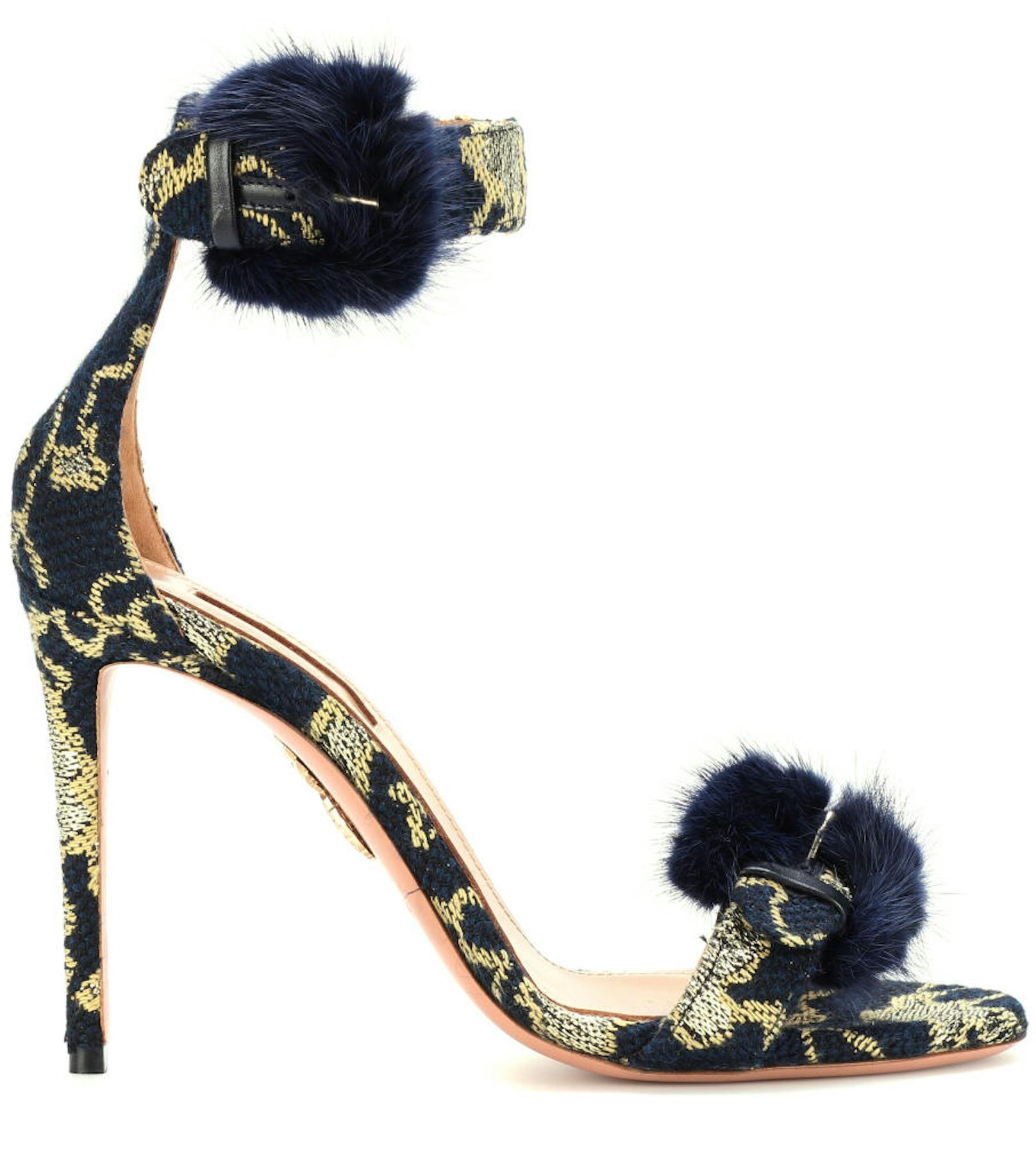 Die Schuhe aus der "Woman in Gold"-Kollektion von Designer Edgardo Osorio