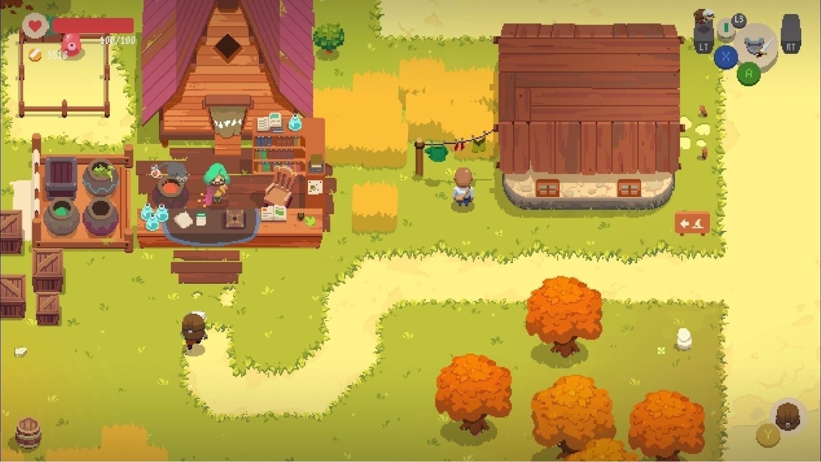 <b>Moonlighter von 11bit studios und Digital Sun:</b> Spieler schlüpfen in die Rolle eines abenteuerlustigen Ladenbesitzers, der davon träumt, ein Held zu sein. 