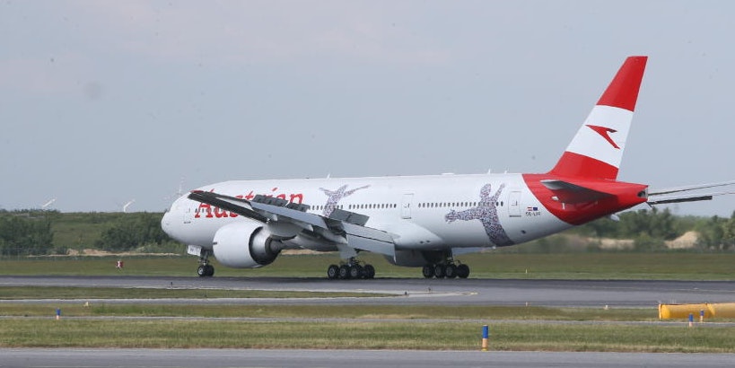 Die Boeing 777 bietet 38 Business-, 24 Premium-Economy- und 244 Economy-Class-Sitzplätze.