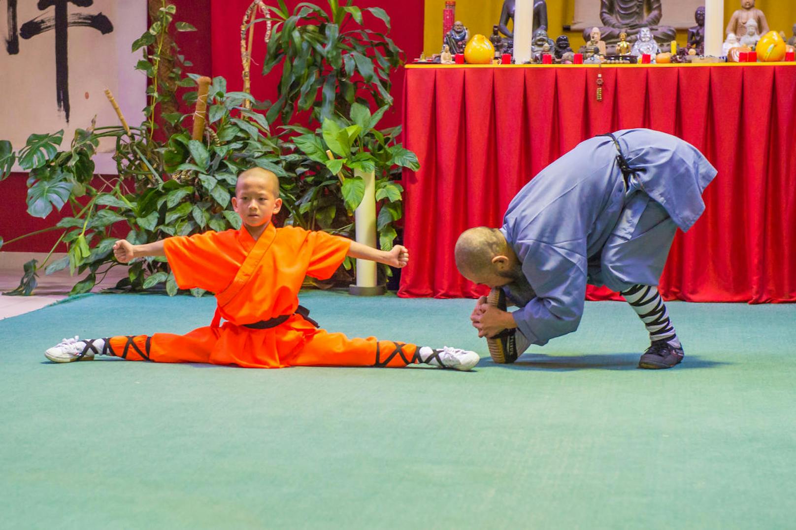 Die Shaolin Mönche präsentieren ihr neue Show.