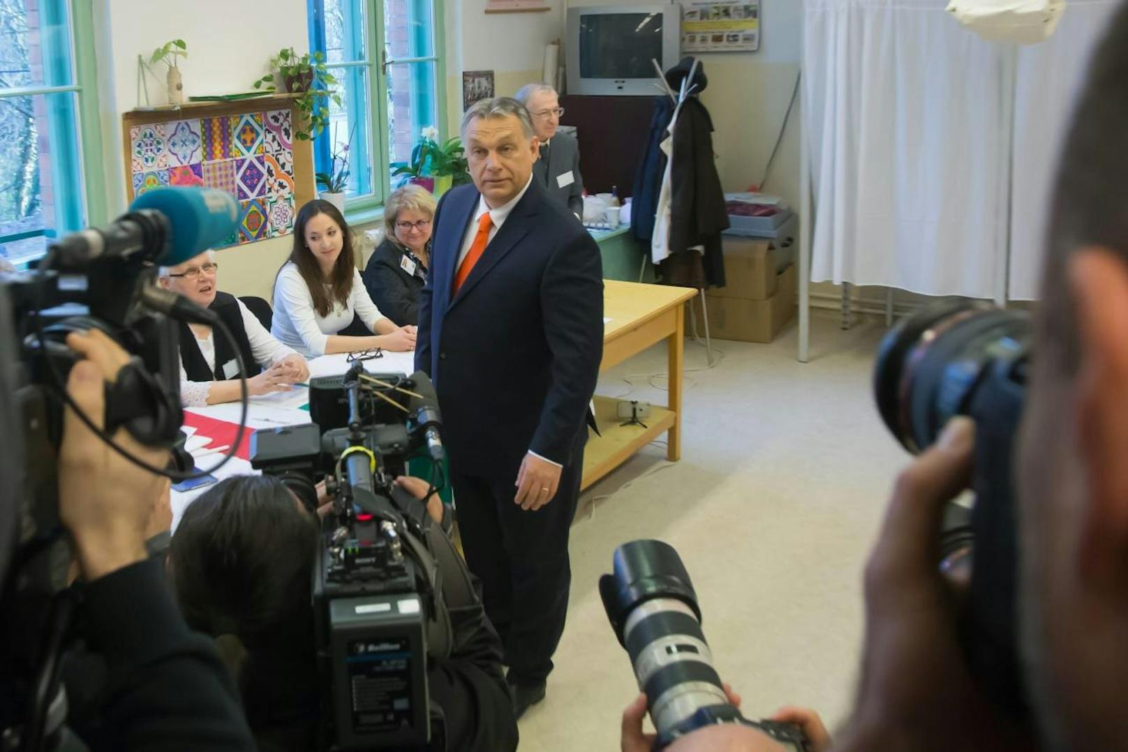 Klarer Favorit: Viktor Orban und seine Fidesz 